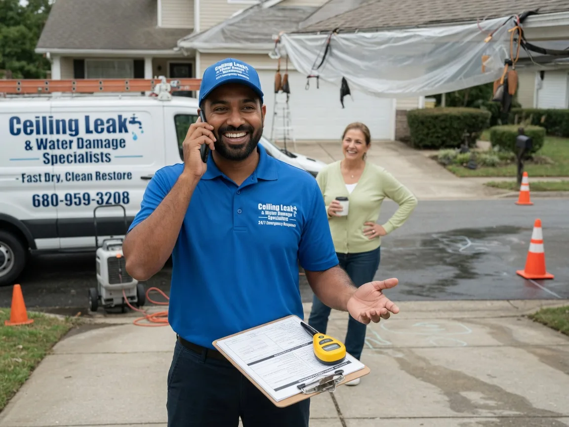 Ceiling Leak Cleanup Cornish, UT FAQs